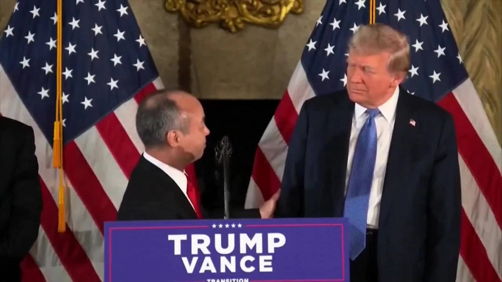 El CEO de Softbank anuncia con Trump una inversión de 100.000 millones en EE.UU.