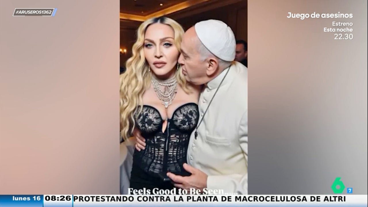 Madonna levanta polémica en redes al compartir imágenes generadas por IA de ella con el papa Francisco