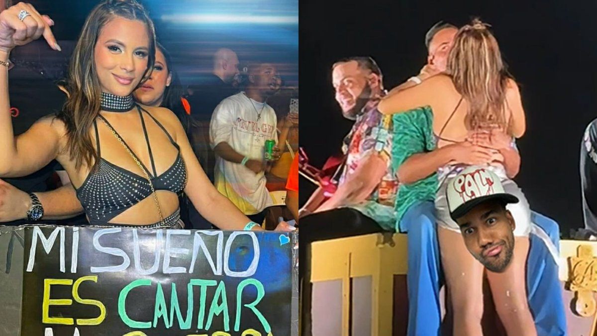 Una mujer besó a Romeo Santos en pleno recital y su marido le pidió el divorcio