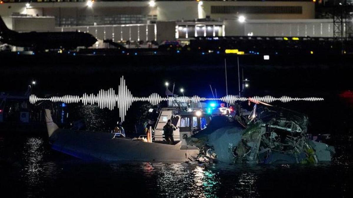 Al descubierto los audios de antes, durante y después de la colisión aérea en Washington