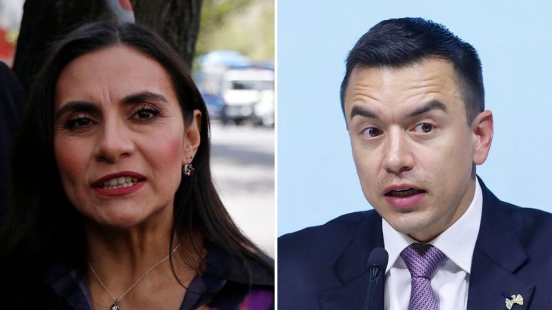 Abad dice que asumirá la presidencia el domingo cuando empiece campaña electoral. Noboa nombra otra vicepresidenta encargada