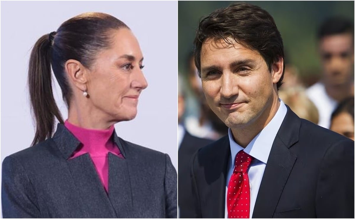 Trudeau anuncia frente común con Sheinbaum por aranceles; “estamos comprometidos para trabajar juntos”, dice