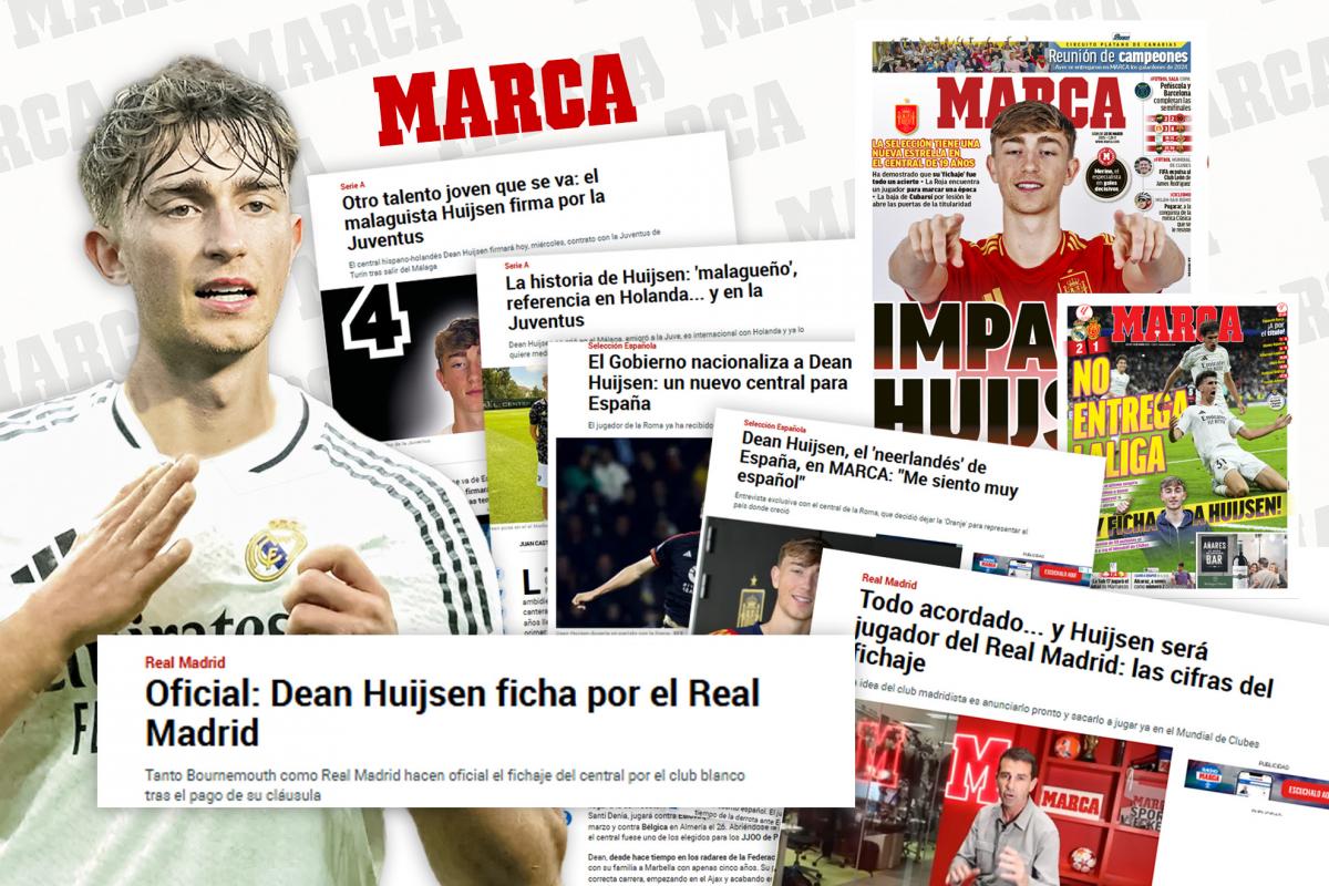 Dean Huijsen, un ‘fichaje’ de MARCA desde 2021