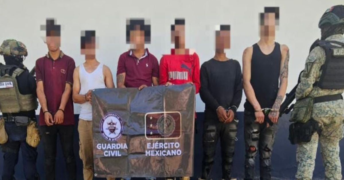 Detienen a red criminal de venezolanos en Michoacán; los agarraron con armas largas